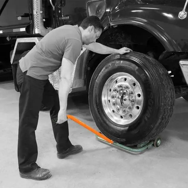 Alt view image 4 of 6 - MSTWD Heavy Duty Wheel Dolly for Large Tires, Trucks, Buses, Semis for Shops garages, Made with Steel, 360 Degree Movement, Ergonomic Design