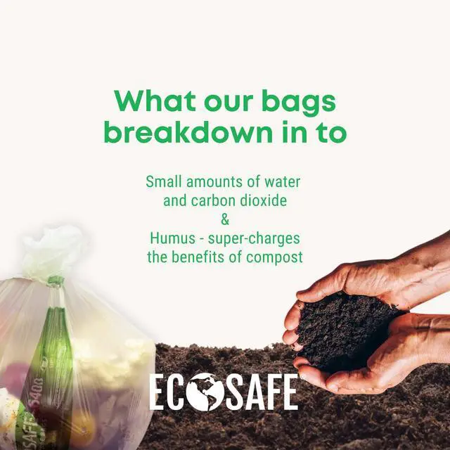 Alt view image 5 of 6 - 6400 HB4860-85 Certified Compostable Bag - 48x60 Green Bags for 64 Gallon Bin - Extra Strong Leak, Puncture and Tear Resistant Food Scraps Bin Liners, Pack of 60