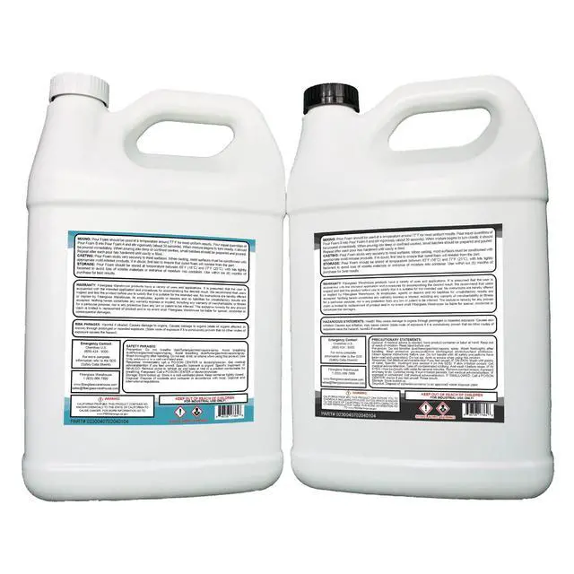 Alt view image 2 of 2 - Pour Foam 4 lb Closed Cell 2-Part Polyurethane | Expanding, Boat Floatation, Coast Guard Approved, Filling Gaps and Voids, Sound Proofing and Insulation