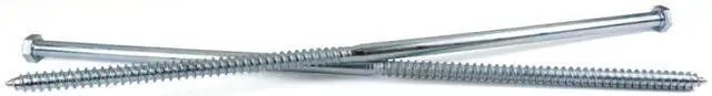 Main image of 3/8" x 14" Lag Screws/Steel/Zinc / 50 Pc. Carton