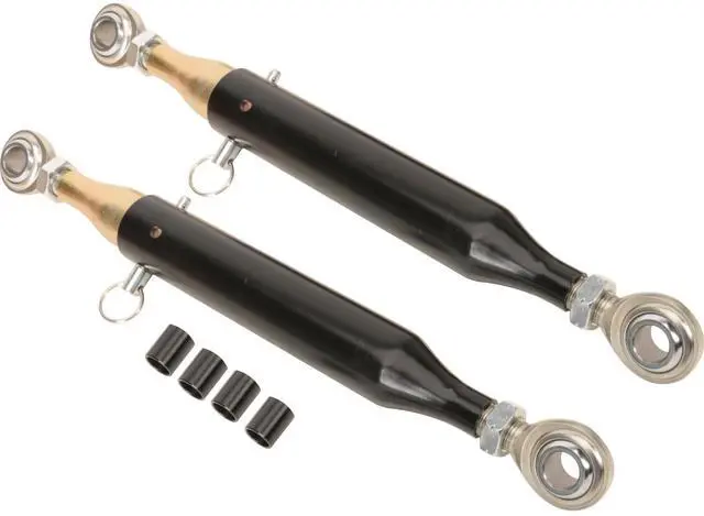 Main image of Coilover Shock Ride Height Mockup Tool, Adjustable Steel Fabrication Tool Simulates Coil Over Length from 13.5 to 21 Inches, Fits 1/2 and 5/8 Mounts