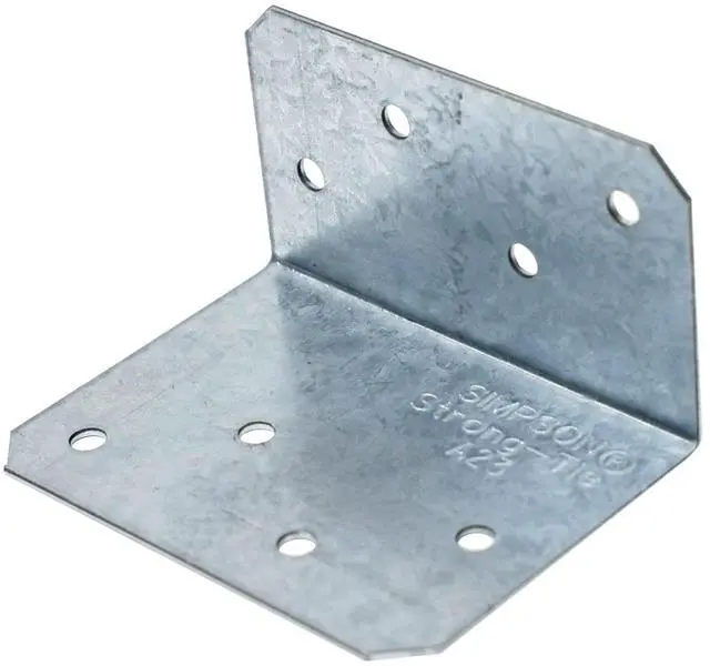 Main image of A23Z A-Series Framing Angle - 2 in. x 1-1/2 in. x 2-3/4 in. Heavy Duty ZMAX-Galvanized Steel, 90-Degree Angle Connector for Wood & Structural Framing