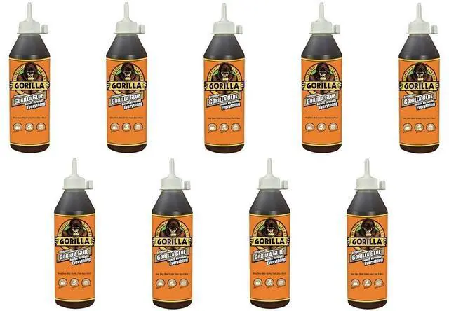 Main image of Original Waterproof Polyurethane Glue, 18 ounce Bottle, Brown, (Pack of 9)