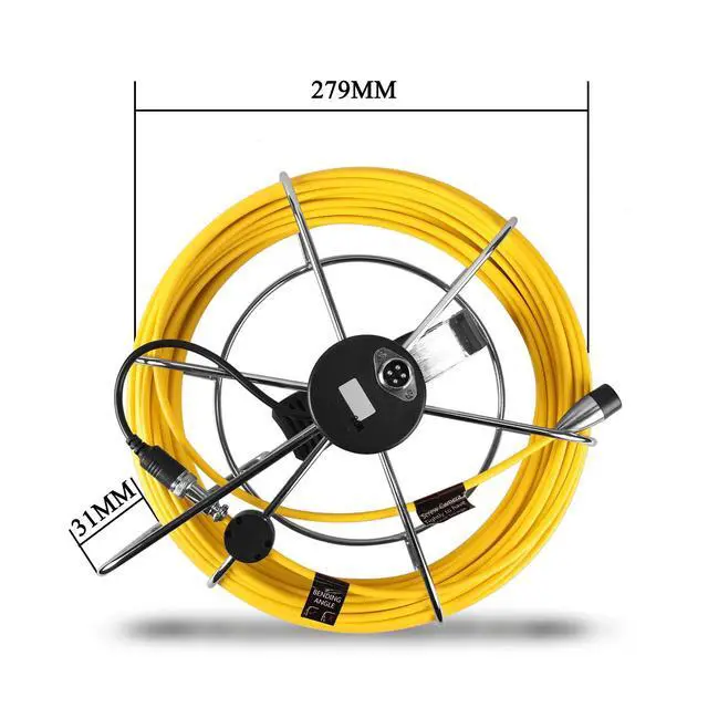 Alt view image 6 of 6 - 20M 65ft Replacement Cable for Sewer Camera (20M/30M/50M Cable Optional) Model:7D1
