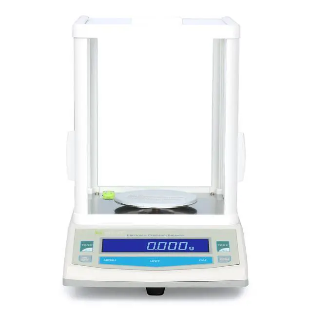 Alt view image 2 of 6 - Analytical Balance, 500g x 0.001g/1mg High Precision Lab Scale, Digital Balance - 5 Weighing Units, Glass Draftshield, RS232 Interface & Piece Counting, 200g Calibration Weight