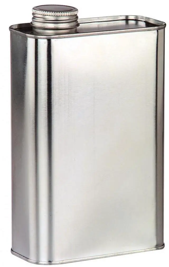Main image of MET-03043 Metal Oblong F-Style Can with 1-1/4" Alpha Solveseal Lined Cap and Innerseal, 32oz Capacity, 410mm Length x 206mm Width x 614mm Height (Case of 24)