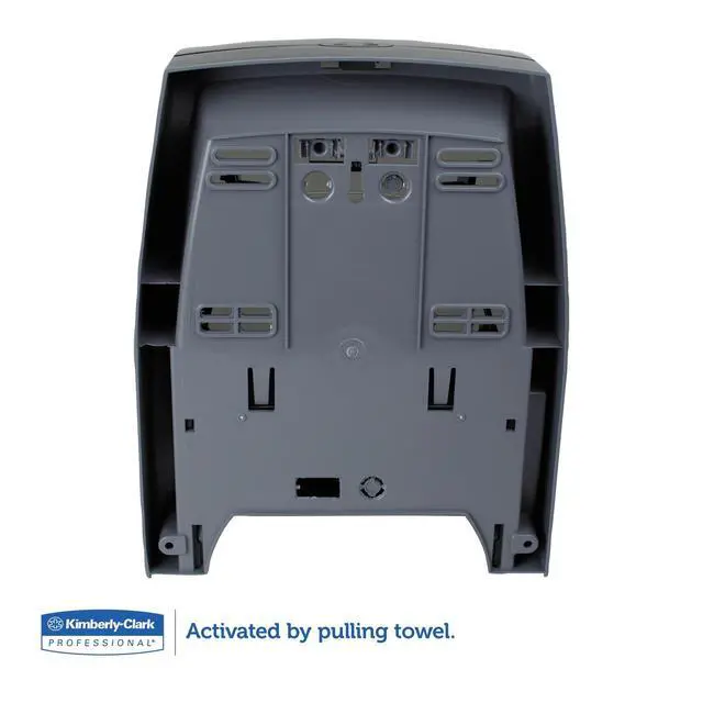Alt view image 6 of 6 - Kimberly-Clark 09990 Sanitouch Hard Roll Towel Disp, 12 63/100w x 10 1/5d x 16 13/100h, Smoke