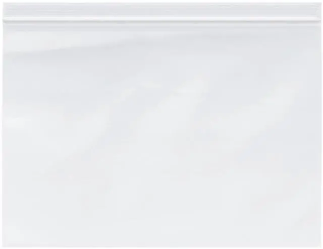 Main image of 14" x 10" (Case of 500), 4 Mil Heavy Duty Zipper Reclosable Plastic Bags