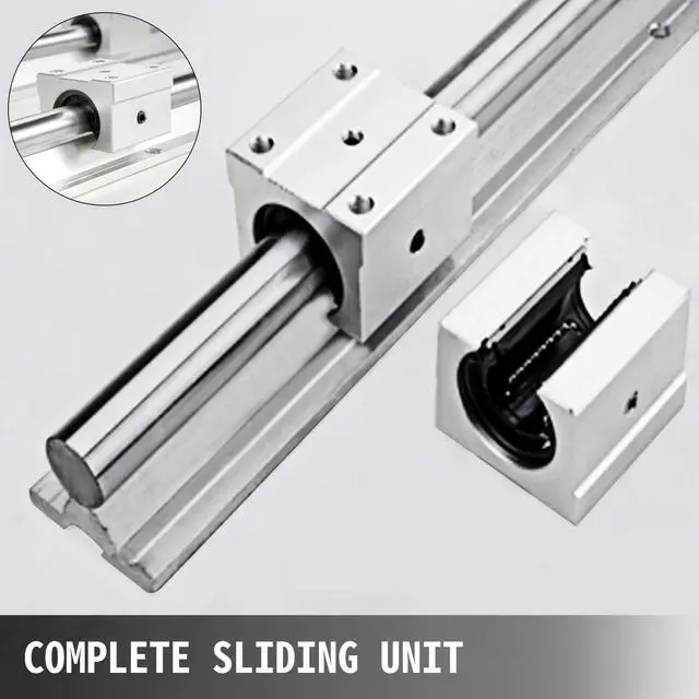 Alt view image 6 of 6 - Linear Rail, Ballscrew x 3, RM1605-350mm 650mm 1050mm x 2 Linear Rail Support, 12 CNC Kit Linear Shaft Optical Axis