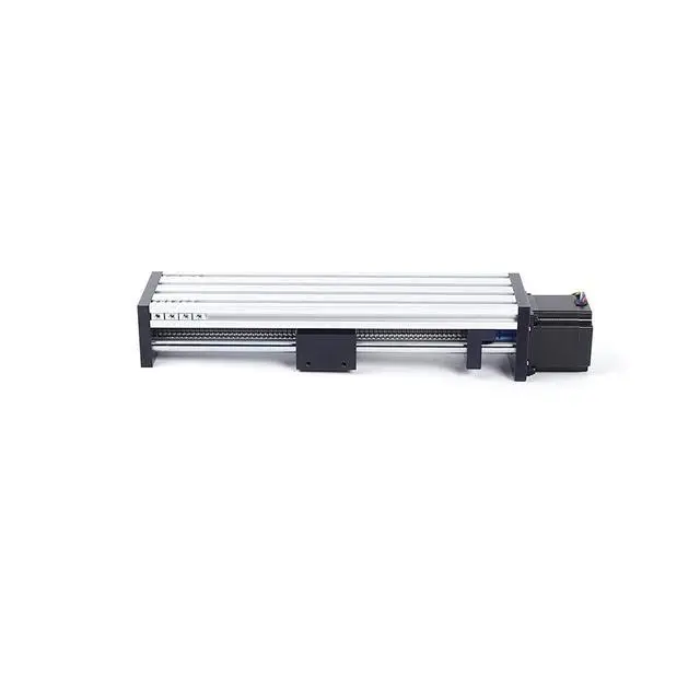 Alt view image 6 of 6 - Linear Rail 100mm / 200mm / 300mm GGP Linear Stage Actuator with Square Linear Rails Mini Slide Table + NEMA 23 Stepper Motor for DIY CNC Router Milling Machine (300mm)