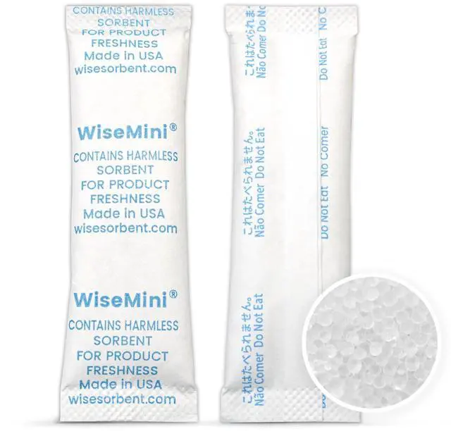 Main image of 1600Pcs 10 Gram Food Safe Dessicant Packs, Premium Silica Gel Packets, Silica Desiccant Moisture Absobering for Storage