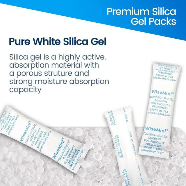 Alt view image 4 of 6 - 1600Pcs 10 Gram Food Safe Dessicant Packs, Premium Silica Gel Packets, Silica Desiccant Moisture Absobering for Storage