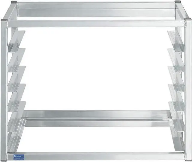 Alt view image 3 of 5 - 28" x 18" x 21" Aluminum Wall Mounted Sheet/Bun Pan Rack | Fits 6 Full-Size Sheet Pans | Commercial-Grade Perfect for Bakeries, Restaurants, and Catering Kitchens | NSF Certified