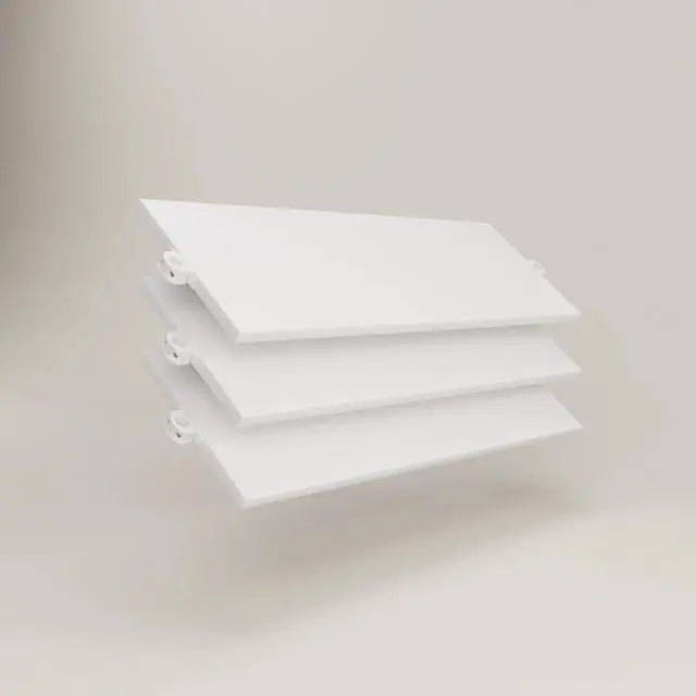 Main image of Adjustable Closet Organizer Shelf Board White 36 x 12 Inch 3 Piece Set Wardrobe Shelf Board for Open Closet System Scratch Resistant Easy Assembly Made in Canada
