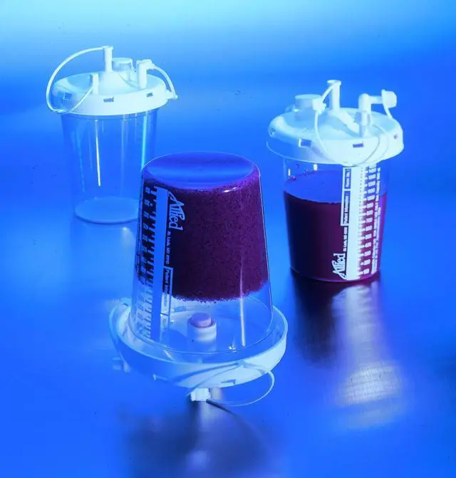 Alt view image 4 of 6 - DiSorb Suction Canister Sterilizer Absorbent Powder - Absorbs Bodily Fluids & Blood - For Hospitals, Health Care Facilities, Veterinary Clinics - EPA Approved Solidifier - 1200cc -100 Bottles Per Case