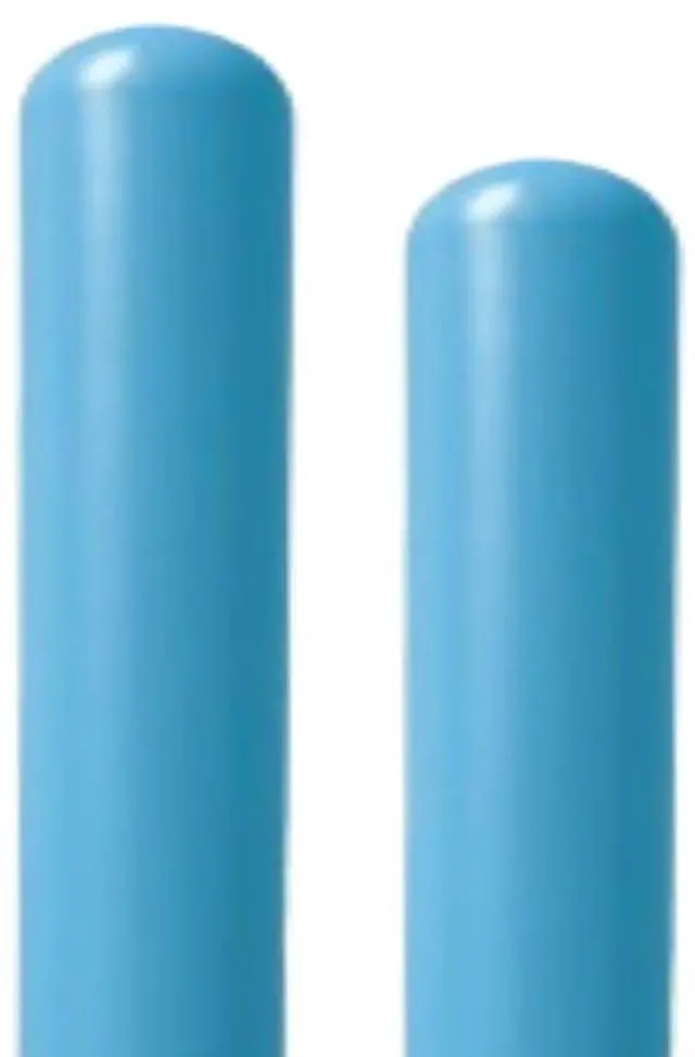 Main image of BollardGard 7" x 72" Round Top Bollard Cover Packs - (Steel Blue, 2-Pack)