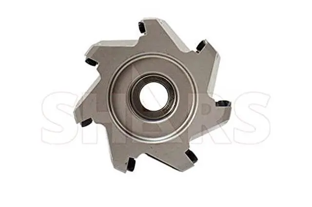 Alt view image 5 of 6 - 3" 90 Degree Square Shoulder Indexable Face Mill with 7 pcs APKT1604 Carbide Insert 404-1869W+404-6541(7) P[