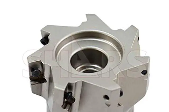 Alt view image 6 of 6 - 3" 90 Degree Square Shoulder Indexable Face Mill with 7 pcs APKT1604 Carbide Insert 404-1869W+404-6541(7) P[