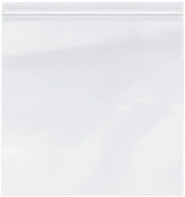 Main image of 12" x 12" (Pack of 200), 6 Mil Industrial Duty Zipper Reclosable Plastic Bags