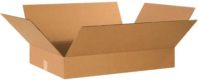 Main image of Shipping Boxes Flat 24"L x 18"W x 4"H, 40-Pack | Corrugated Cardboard Box for Packing, Moving and Storage