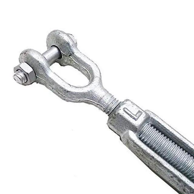 Alt view image 2 of 3 - Turnbuckles 1/2" x 12" Jaw/Jaw Galvanized for Wire Rope Cable (10pcs)