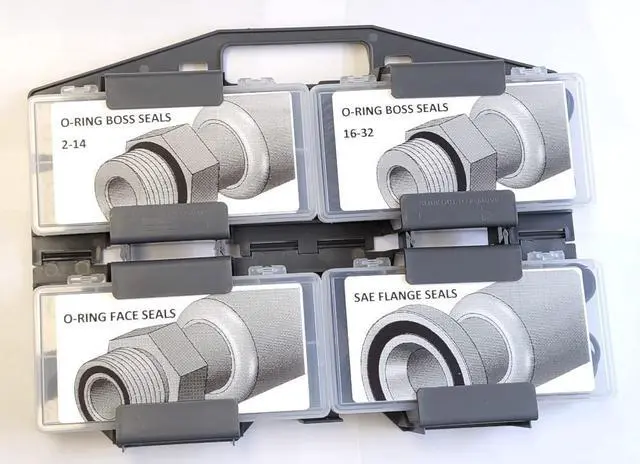 Alt view image 2 of 6 - O-Ring Kit for ORB, ORF, and Flange Fittings