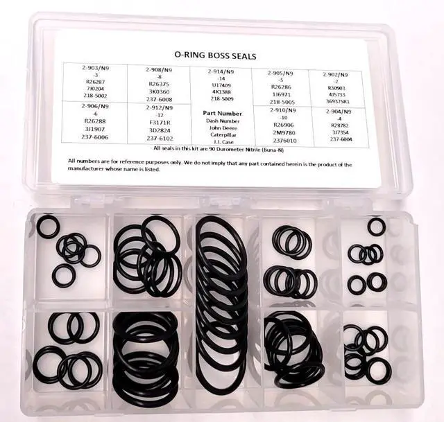 Alt view image 6 of 6 - O-Ring Kit for ORB, ORF, and Flange Fittings