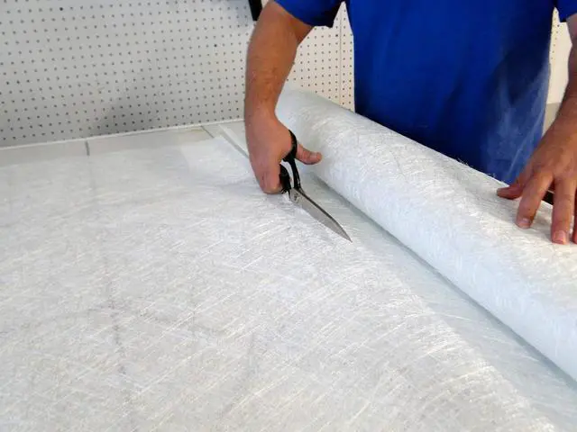 Alt view image 2 of 5 - Fiberglass Chopped Strand Mat 1.5 oz | 50 inches Wide x 54 Feet Long | 18 Yards Rolled | Hand Layup, Vacuum Bagging, Polyester or Vinyl Ester Resins