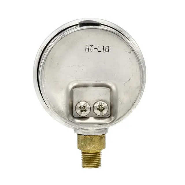 Alt view image 4 of 4 - 10 Pack of Liquid Filled Lower Mount Pressure Gauge with 2" Dial, 0-5000 PSI, 1/8" Male NPT Connection, Stainless Steel CASE and Bezel (10)