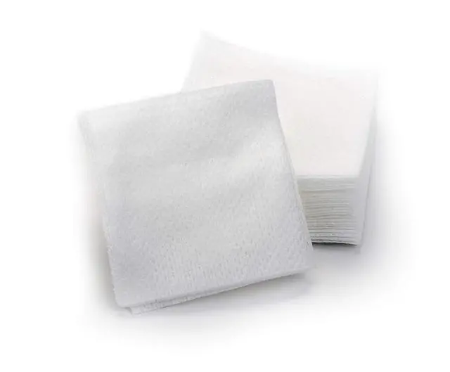 Alt view image 5 of 6 - Dental & Medical 300631 2" x 2" 100% Cotton Nonwoven Sponge, 4-Ply, (Case Pack of 5000)