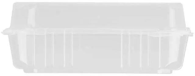 Alt view image 2 of 3 - KE-HC99PLA-1C 9''x9' PLA Hinged Container