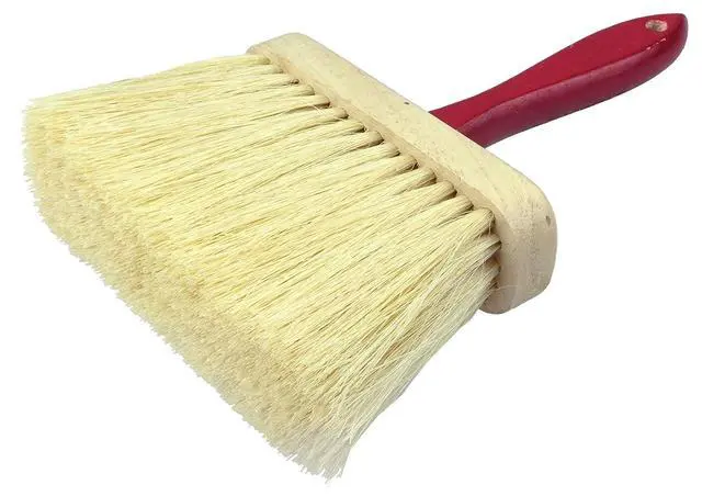 Alt view image 2 of 3 - 44448 6-1/2" Block Size, 5 No. of Rows, White Tampico Fill, Masonry Brush with Handle (Pack of 12)