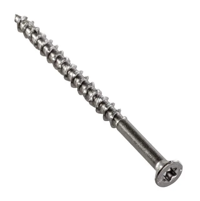 Alt view image 3 of 6 - T10300WPB Deck-Drive DWP Wood SS Screw - #10 x 3 in. T-15, Flat Head, Type 305 Stainless Steel, Box Thread Design Reduces Torque (1750-Qty)