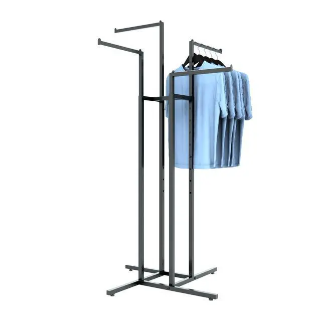 Alt view image 4 of 6 - K10MAB - 4 Way Clothing Rack, Adjustable Arms