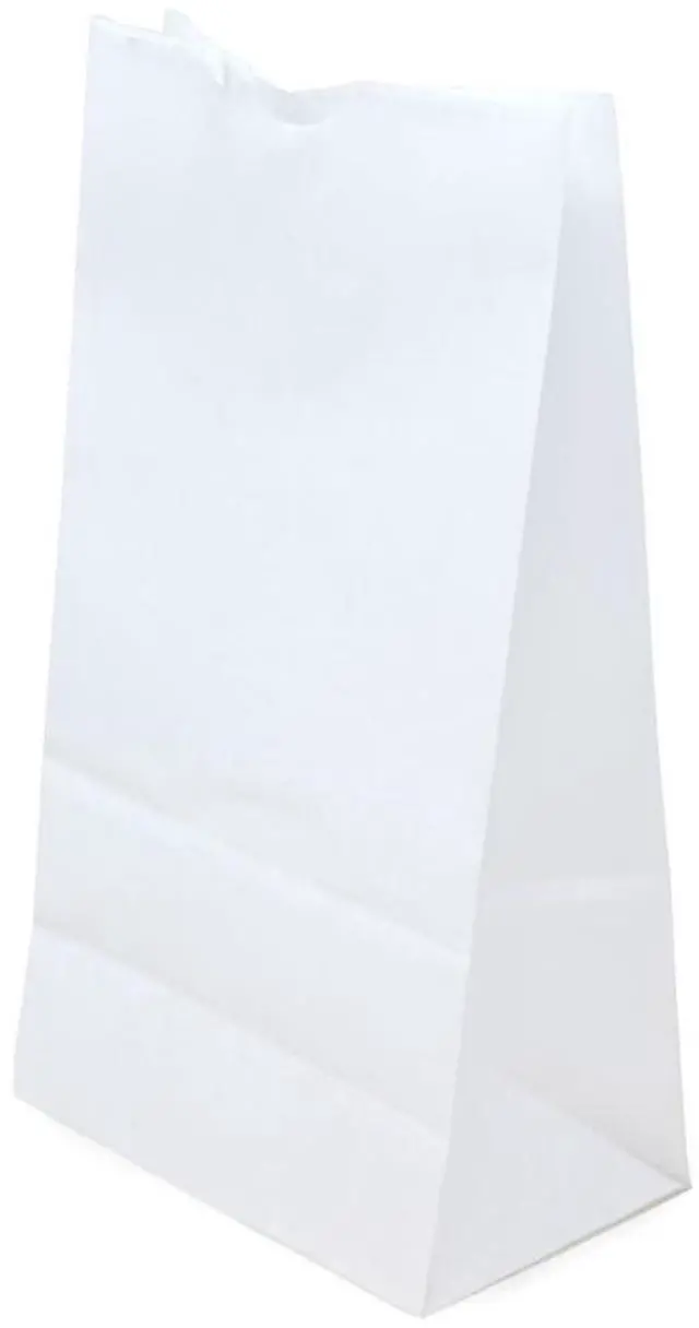 Main image of Brown Paper Goods Plain Wax-Coated Paper Bakery Bag White, 6 lb. | 1000/Case