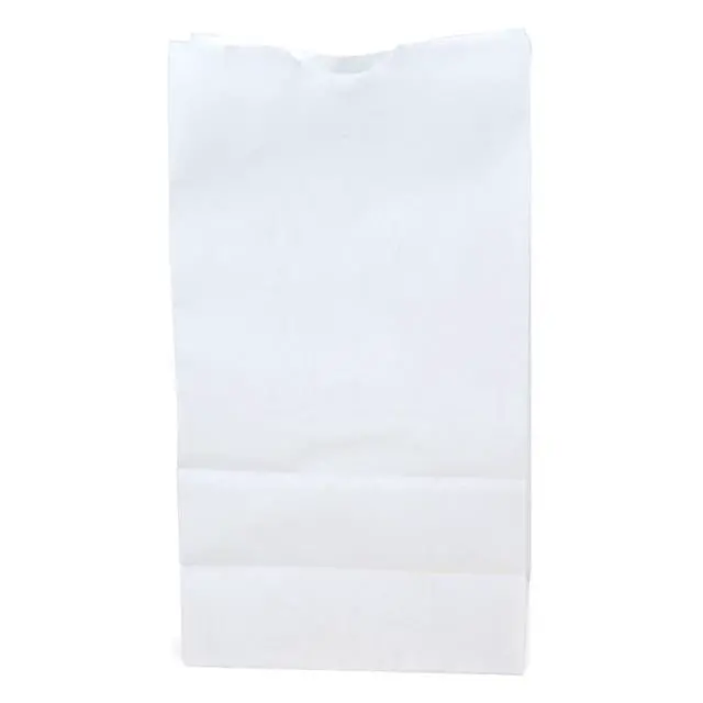 Alt view image 3 of 3 - Brown Paper Goods Plain Wax-Coated Paper Bakery Bag White, 6 lb. | 1000/Case