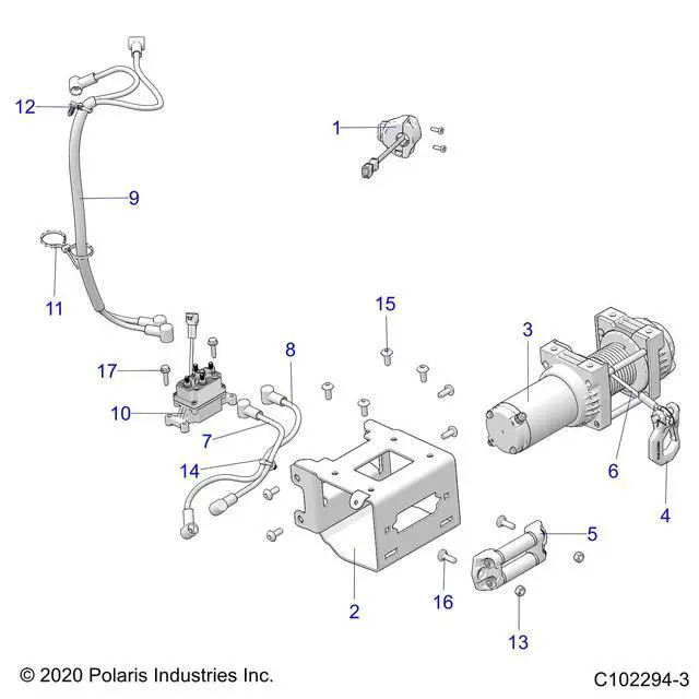 Alt view image 2 of 3 - Contactor, for Specific ATV Models, Genuine OEM - 4015095