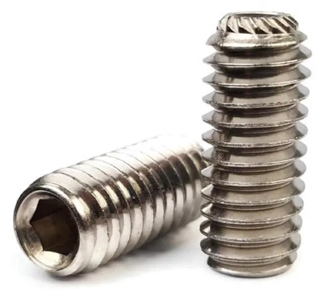 Main image of #10-32 Socket Set Screws Knurled Cup Point 18-8 Stainless Steel #10-32 x 3/16" Qty 250