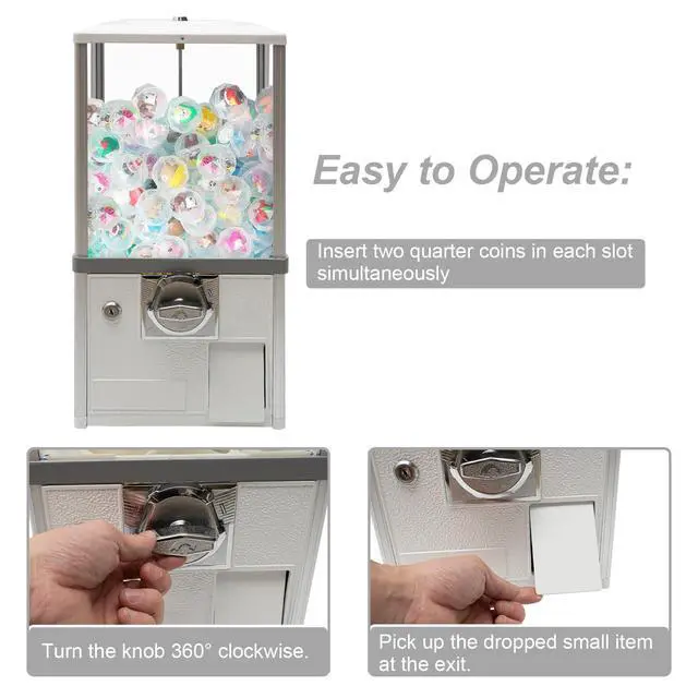 Alt view image 3 of 6 - Store Bulk Vending Machine, 1.77-1.97 Inch 3-5.5 Cm Spherical Capsule Candy Dispenser Retro Style Everyone Can Enjoy This Toy Regardless of Age for Game Stores, Retail Stores, Gadget Featuring