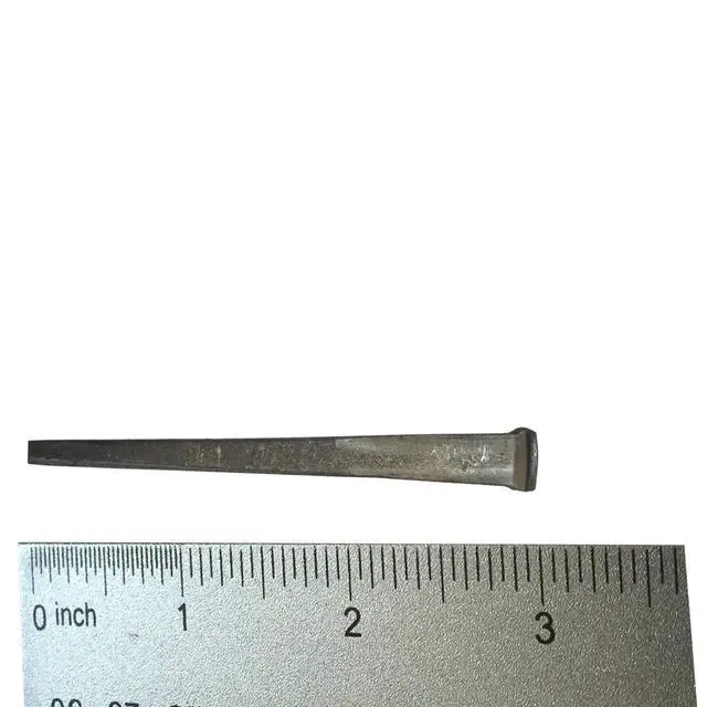 Alt view image 2 of 6 - 3- CUT COMMON NAILS - Metallic Color - Antique rustic restoration accent nails for hanging, furniture, cabins, shutters & flooring Decorative clavos nails Distinct SQUARE HEAD Nail 3 in