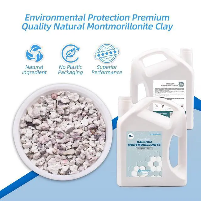 Alt view image 4 of 6 - 36 LBS Desiccant Calcium Montmorillonite, Rechargeable Dessicant Dehumidifiers Desiccant Moisture Absorber, 4 Pack of 9 LBS