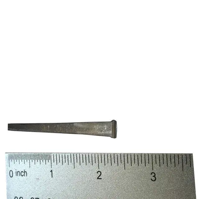 Alt view image 2 of 6 - 2.5- CUT COMMON NAILS - Metallic Color - Antique rustic restoration accent nails for hanging, furniture, cabins, shutters & flooring Decorative clavos nails Distinct SQUARE HEAD Nail 2.5 in