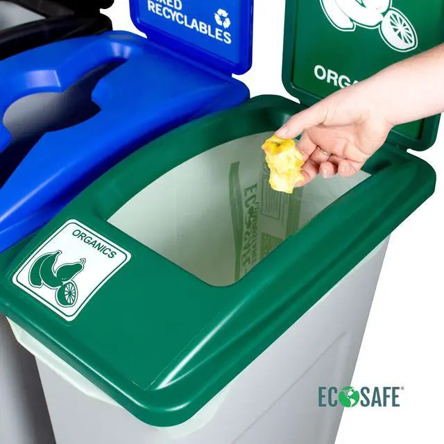 Alt view image 3 of 6 - 6400 HB2844-8 Certified Compostable Bag - 28x44" Green Bags for 23 Gallon Bin - Extra Strong Leak, Puncture and Tear Resistant Food Scraps Bin Liners, Pack of 135