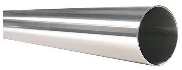 Main image of 2" OD 316L Stainless Steel Tubing, 16 Gauge (.065), Welded, A270-S2, 20Ra MPID, 32Ra MPOD - 5' Length (3A Polish)