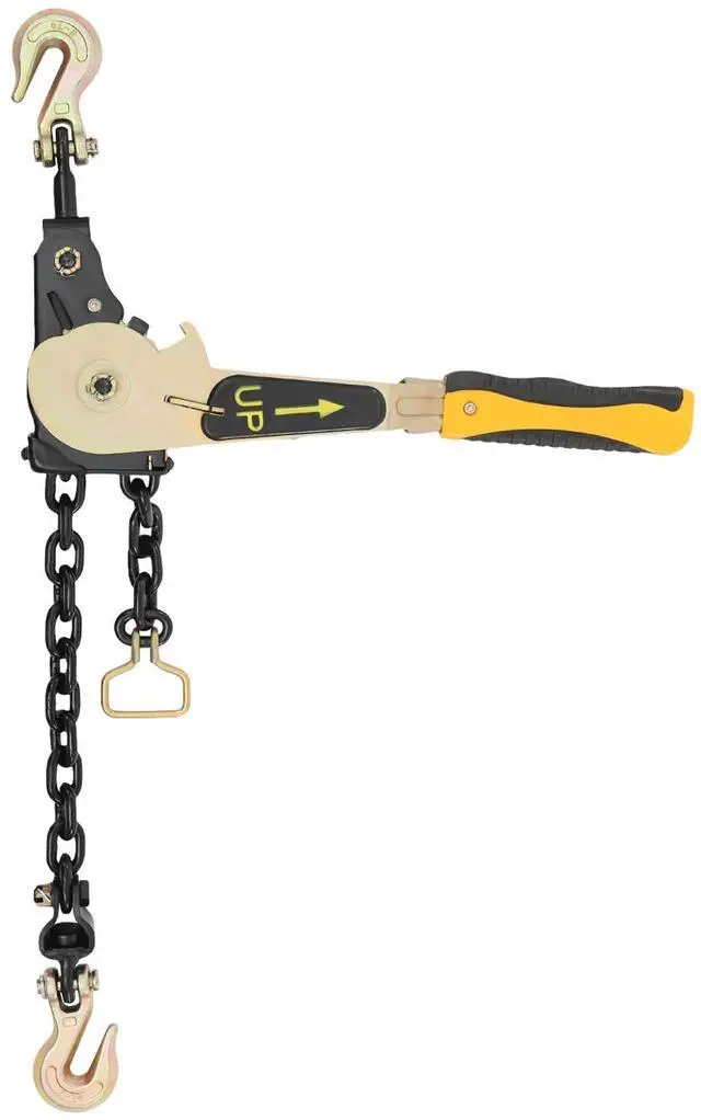 Main image of EZ Ratchet Chain Binder 3/8-1/2 '' 6600lbs G70 Grab Hook Heavy Duty Tie Down Hauling Chain Binders Easy Ratcheting Chain Load Binder for Flatbed Trailers Trucks Vehicles