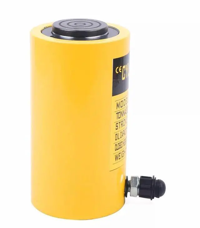 Main image of Hydraulic Jack 50 Ton Cyliinder Hydraulic Jack Solid Single-Acting Hydraulic Plunger 6 Inch Stroke Single Acting Solid Ram for Bending Straightening and Pulling Trucks 150mm Hydraulic Lift Cyliinder