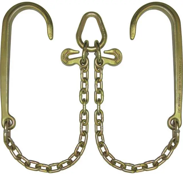 Main image of V-Chain with Hooks - 15in. J Hooks; 3ft. Legs, Model Number N711-8-3