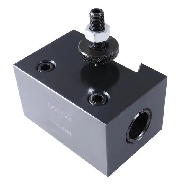 Alt view image 4 of 6 - Accusize Quick Change Tool Post Set, CA, 1" Boring Bar Holder, 0250-0404 | Fits CA Tool Posts, Holds 1" and 1-1/4" Boring Bars, Steel, Split Bushing, L1 2.663"