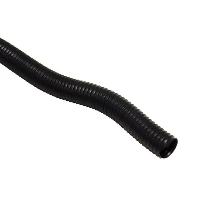 Alt view image 3 of 4 - PE Flex (Ultra Flexible) Black - Blower Hose - 3" ID x 25ft Length Hose (Fully Stretched)