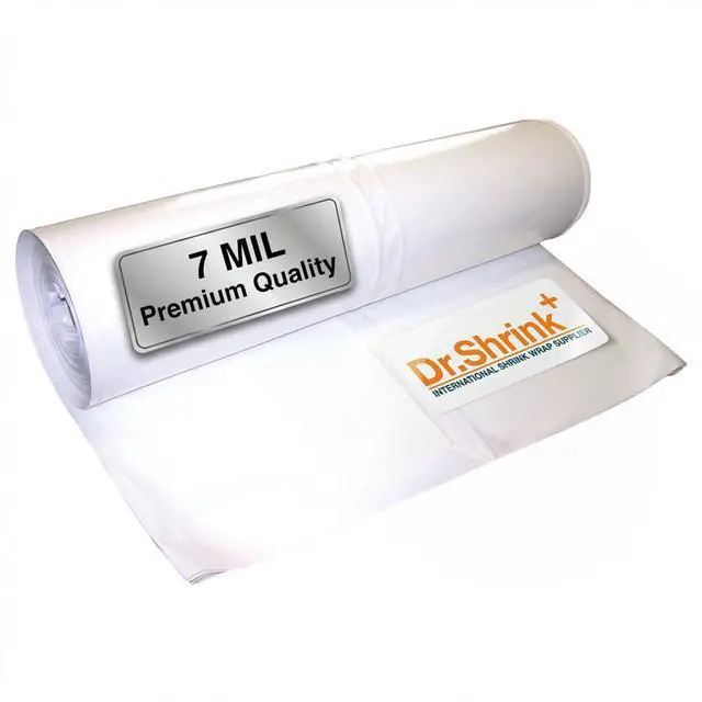 Main image of 22' x 100' 7 Mil, White Shrink Wrap DS-227100W
